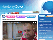 Tablet Screenshot of headwaydevon.org.uk